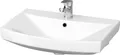 Primaster Waschbecken Primaster Keramikwaschbecken 60 cm Alexa weiß