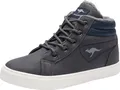 KangaROOS Kavu I High-Top Kinder Sneaker Uni blau gefüttert Winterschuhe , Schuhgröße:32 EU