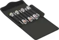 Wera Bitnuss-Set Bicycle Set 8 3/8" 05004176001 | 7-teilig | TX & Hex | extra schlank 30mm | Fahrrad Werkzeug