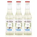 Monin Sirup Vanille Light, 0,25L 3er Pack