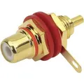 Dynavox Cinchbuchse Zum Einbau Rot
