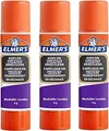 Elmers Elmer's DISAPPEARING PURPLE, Trocken, Klebestift, 6 g, 3 Stück(e), Box
