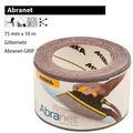 MIRKA ABRANET Rolle 75mm x 10m Gitternetz Schleifgitter Klett P80-P400