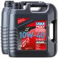 2x LIQUI MOLY 20754 Motorbike 4T Synth 10W-40 Street Race Motoröl Öl Motorrad 4L