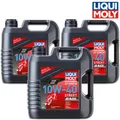 3x LIQUI MOLY 20754 Motorbike 4T Synth 10W-40 Street Race Motoröl Öl Motorrad 4L