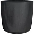 Scheurich Pflanzgefäß Linetto Ø 28,6 cm Stony Black