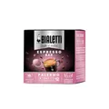 BIALETTI Café Palermo - 16 Mokespresso Capsules "I Caffè d'Italia" - Extra Strong Coffee - Very Sea Cocoa Flavouring