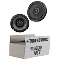 Peugeot 407 JBL 2-Wege 16cm Koax Lautsprecher PKW Auto KFZ Tür Einbauset Boxen