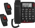 amplicomms BigTel 50 Alarm Plus Notrufarmband Duo dunkelgrau