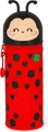 Legami Kawaii 2-in-1 Silicone Pencil Case Ladybug Get Lucky, Federmäppchen, Mäppchen, Stiftehalter, KA0024