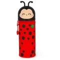 Legami Federmäppchen LEGAMI Federmäppchen und Stiftehalter 2-IN-1 Motiv LADYBUG Marienkäfer rot