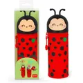 Legami 2-in-1-Federmäppchen aus Silikon Ladybug "Get Lucky"