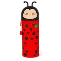 Legami 2-in-1-Federmäppchen aus Silikon - Ladybug "Get Lucky"