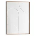 Bild PLAYING BHT 50x70x3 cm weiß Kunstdruck Gemälde Wandbild