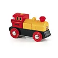 Brio 33594 -Gelbe Batterielok, Holzeisenbahn, Spielzeug, NEU