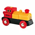 BRIO Gelbe Batterielok Holzeisenbahn Eisenbahn Holzspielzeug Holz Spielzeug