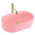 wohnwerk.idee Aufsatzwaschbecken Waschbecken Waschtisch Bunt Blau Pink Matt Design