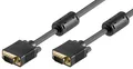 Full HD SVGA Monitorkabel VGA-Stecker VGA-Stecker schwarz - Länge: 2,00 m