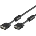 GOOBAY Full HD SVGA Monitorkabel, vergoldet, 2 m, Schwarz - VGA-Stecker (15-polig) - VGA-Stecker (15-polig)