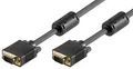 Full HD SVGA Monitorkabel VGA-Stecker  VGA-Stecker schwarz - Länge: 2,00 m