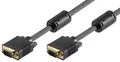 2m VGA Kabel Monitorkabel SVGA S-VGA Feritte für Plasma TV PC TFT Monitor LCD
