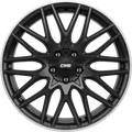 CMS C25 diamond rim black 8.5x19 ET50 - LK5/108 ML63.4 Alufelge schwarz