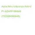 Aqiila Akku-luftpumpe Airbird P1 AQAPP1BK649 (7320894060649)
