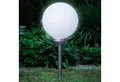 kamelshopping LED Solarleuchte Solar Kugelleuchte / Gartenkugel für Aussen mit LED Beleuchtung, LED fest integriert, Warmweiß, inkl. austauschbarem 600 mAh Akku