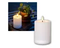 STAR TRADING LED-Kerze Solar LED Kerze "Flamme Saul" 12,5cm warmweiß