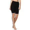 Bellivalini Leggings Damen Kurze Leggings aus Baumwolle BLV50-157 (1-tlg) elastischer Bund schwarz S