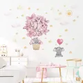 Wandsticker Kinder Tier Dekoration, Wandtattoo mit Waldtieren für Schlafzimmer