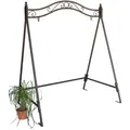 DanDiBo Schaukelgestell, Braun, Metall, 157x190x105 cm, Gartenmöbel, Hollywoodschaukeln