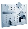 Magnettafel gelocht incl.Zubehör für Wohnung, Küche und Büro