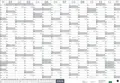 Heye | Mega-Posterplaner, silber 2026 | Kalender | Deutsch | Bürokalender Heye