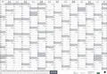 Mega-Posterplaner, silber 2026|Kalender