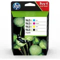 HP 963XL Tintenstrahl Tintenpatrone - CMYK - Original - Blisterverpackung - 4 Pack - Tintenstrahl - 4er Pack
