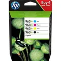 HP 963XL Druckerpatrone Kombi-Pack Original Schwarz, Cyan, Magenta, Gelb 3YP35AE Tinte