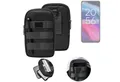 K-S-Trade Handyhülle für TCL 505, Holster Gürtel Tasche Handy Tasche Schutz Hülle dunkel-grau viele