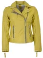 Gipsy by Mauritius Lederjacke PGG S23 Gipsy - Damen Lederjacke Bikerjacke Lammnappa yellow