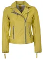 Gipsy by Mauritius Lederjacke PGG S23 Gipsy - Damen Lederjacke Bikerjacke Lammnappa yellow