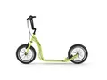 Yedoo Friday Tretroller - bis 150 kg, mit Luftreifen 16/16 - Kickscooter für Erwachsene mit verstellbaren Lenker, Cityroller aus Aluminiumlegierung, Gewicht 7 kg (Green)