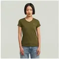 G-STAR V-Shirt Eyben mit Label grün S (36)
