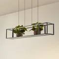Lucande LED 'Estante' dimmbar (Modern) in Schwarz aus Metall (4 flammig, ), Wohn