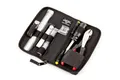 Fender Custom Shop Guitar Tool Kit, Comprehensive Maintenance Set for Acoustic and Electric Guitars and Basses, with Polyester Storage Pouch and Setup Guide