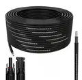 Solarkabel Solarleitung 4mm² 6mm² Photovoltaik PV Kabel TÜV geprüft +  Stecker