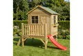 bv-vertrieb Spielturm Kinderspielhaus mit Rutsche und Leiter Spielhaus Holz-Gartenhaus #3991