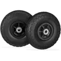 Relaxdays Sackkarrenrad PU 2er Set 4.1/3.5-4 Schwarz