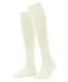 FALKE Damen Kniestrümpfe Softmerino W Kh Wolle Baumwolle lang einfarbig 1 Paar, Weiß Off-White 2040, 39-40