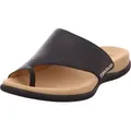 Gabor 03-700 Schuhe Damen Pantoletten Zehentrenner, Schuhgröße:41, Farbe:Schwarz - Schwarz - 41