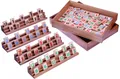 Rummy Okey im Holzkasten – Legespiel aus Holz für 2 bis 4 Spieler